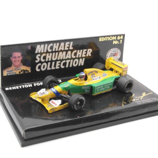 Pauls Model 1:64 Benetton Ford B 192 Michael Schumacher in PC Box QR4947