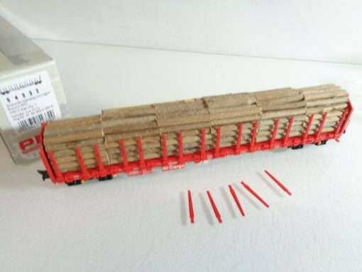 Piko H0 54332 Stammholztransportwagen der DB Cargo in OVP RR4055 – Bild 3