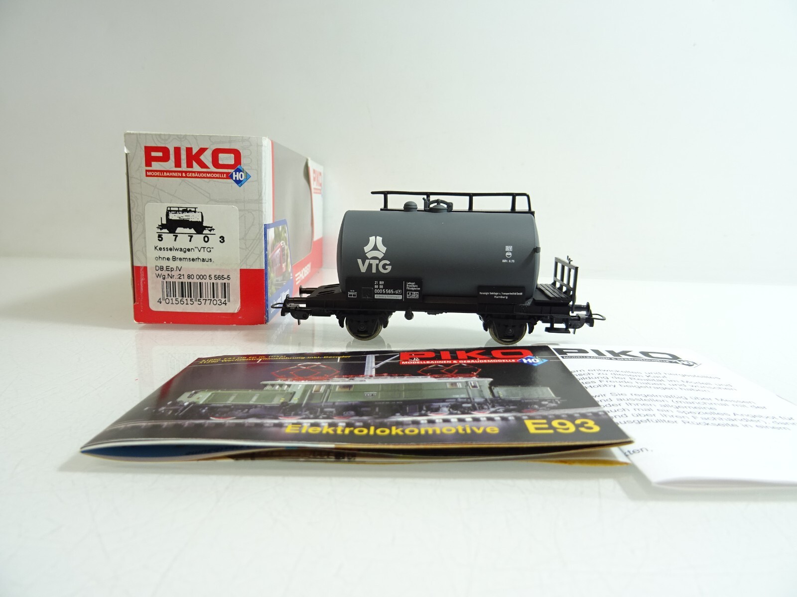 Piko H0 57703 Kesselwagen VTG der DB neuwertig in OVP PR1727 – Bild 3