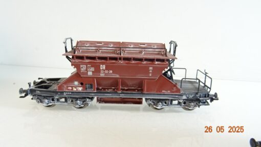 Piko H0 58093 Sattelbodenselbstentladewagen Set 3 tlg. der DR in OVP PR8041 – Bild 7