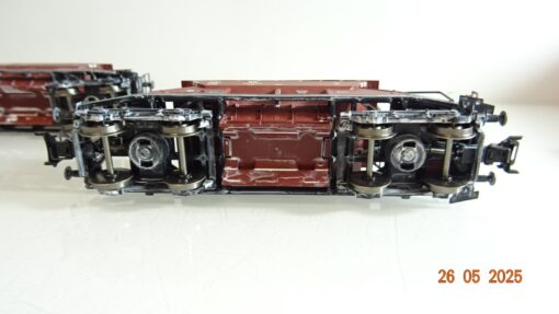 Piko H0 58093 Sattelbodenselbstentladewagen Set 3 tlg. der DR in OVP PR8041 – Bild 10