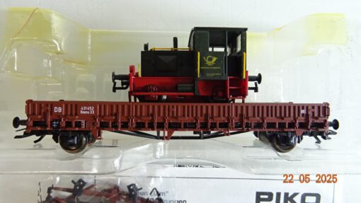 Piko H0 72017 Rungenwagen Ladegut Post KÖ I der DB in OVP PR7953 – Bild 3