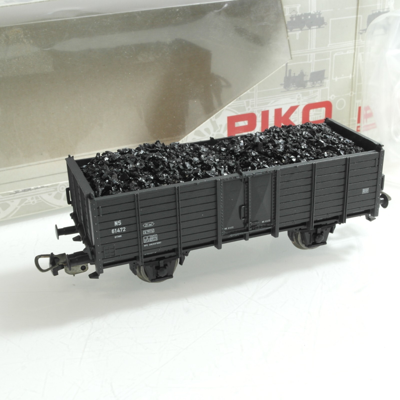 Piko H0 95530-1 offener Güterwagen mit Ladung der NS in OVP RG6800 – Bild 3