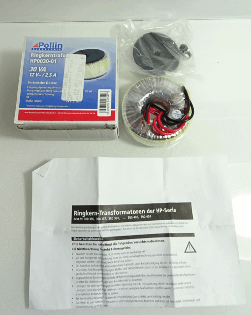 Pollin Electronic HP0030-01 Ringkerntrafo siehe Foto in OVP CK1743