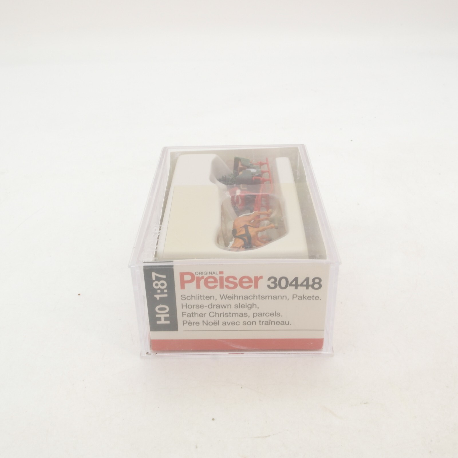 Preiser 1:87 30448 H0 Schlitten, Weihnachtsmann, Pakete in OVP RG7475 – Bild 4