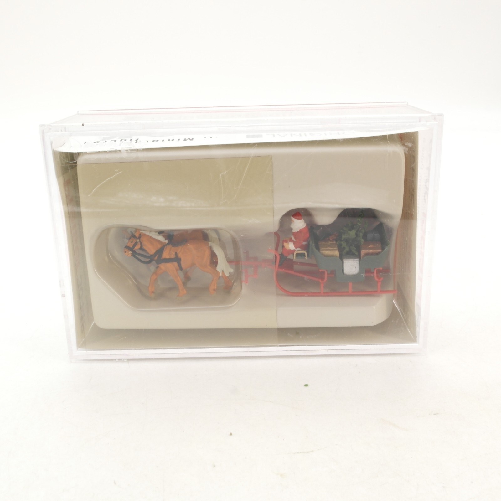 Preiser 1:87 30448 H0 Schlitten, Weihnachtsmann, Pakete in OVP RG7475