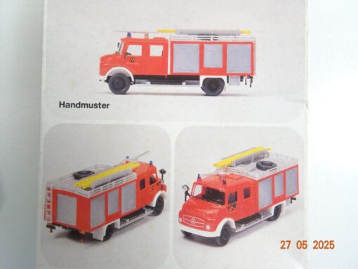 Preiser H0 1250 Tanklöschfahrzeug MB LAF 1113B/42 Feuerwehr in OVP RR1310 – Bild 3