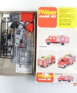 Preiser H0 1250 Tanklöschfahrzeug MB LAF 1113B/42 Feuerwehr in OVP RR1310