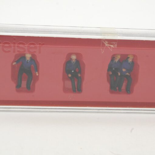 Preiser H0 14207 sitzende Feuerwehrmänner 6 Figuren in OVP QR9844 – Bild 3