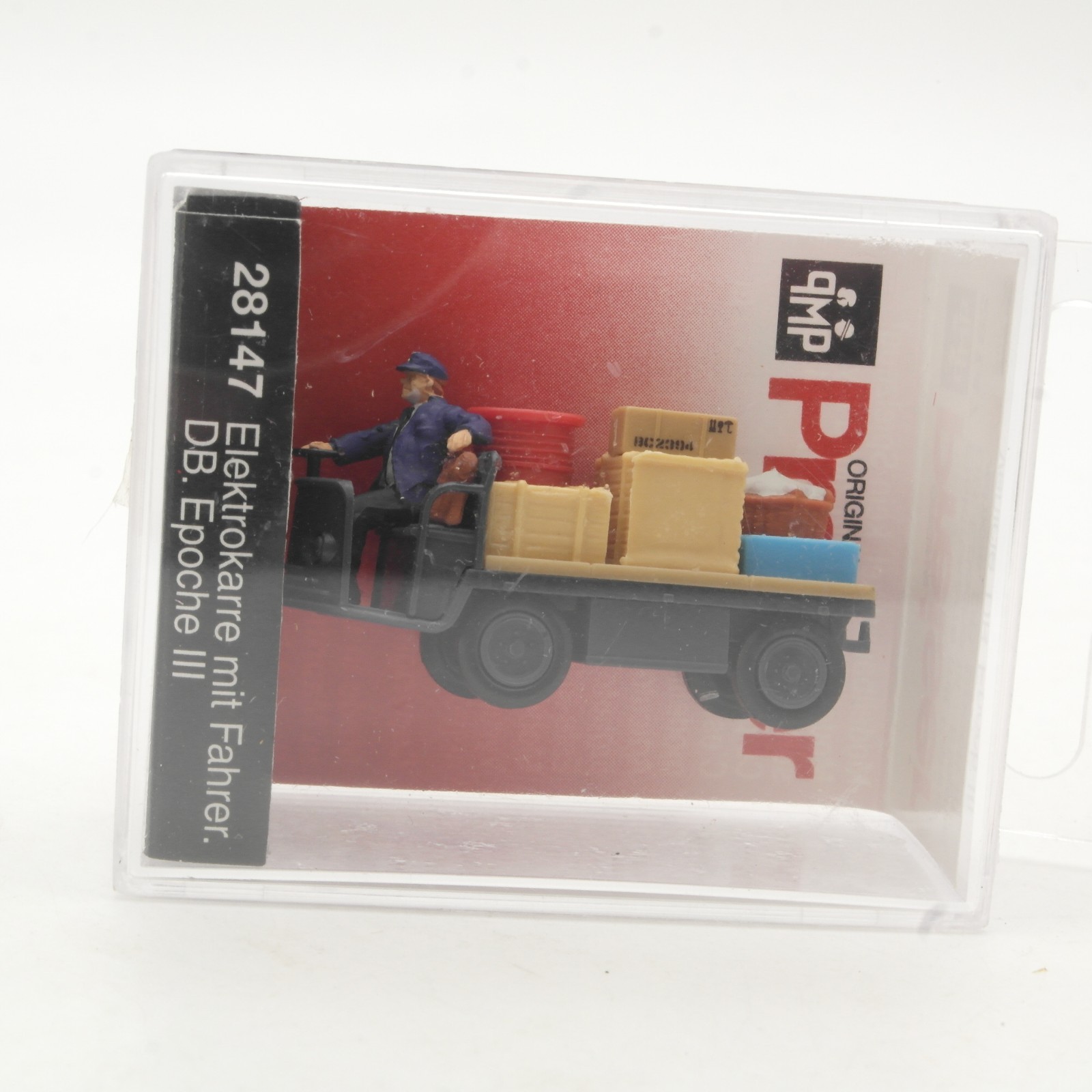 Preiser H0 28147 Elektrokarren mit Fahrer DB Epoche III in OVP RR5563