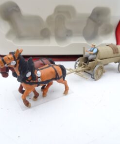 Preiser H0 30435 Jauchewagen mit Fahrer in OVP RR334