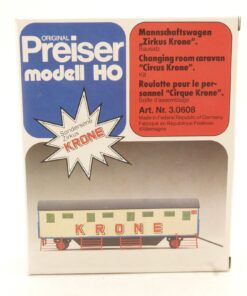 Preiser H0 3.0608 Mannschaftswagen Zirkus Krone in OVP QR1231