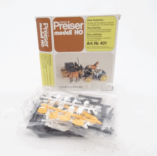 Preiser H0 Bausatz 401 Kutschen 2 Stück in OVP RR1422