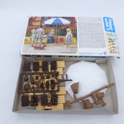 Preiser Modell II Spur G 45207 Zubehörset Markt in OVP EX7520 – Bild 3