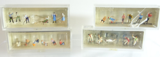 Preiser N Figuren-Sets 4 Stück siehe Fotos in OVP CK2367