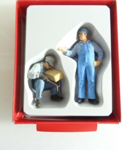 Preiser Spur G 45075 US Gleisbauarbeiter in OVP RR1970