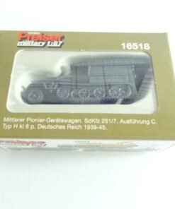 Preiser military H0 16518 mittlerer Gerätewagen SdKfz 251/7 Ausf.C in OVP RR1447