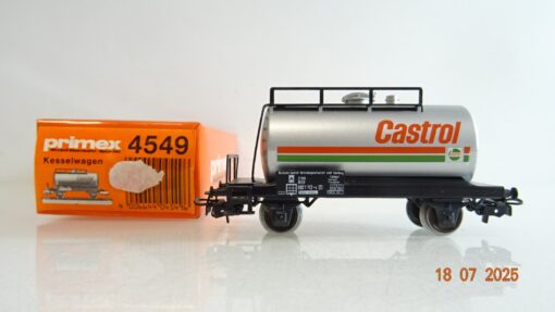 Primex H0 4549 Kesselwagen Castrol der DB in OVP PR9080