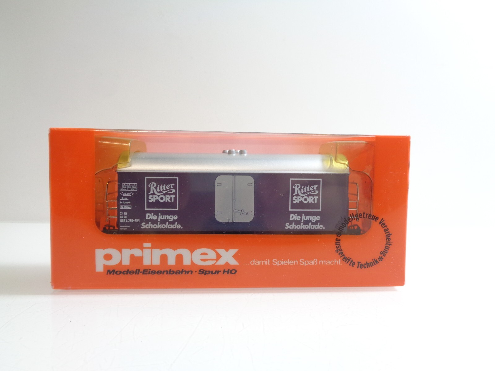 Primex H0 4592 Kühlwagen Rittersport die junge Schokolade in OVP F575