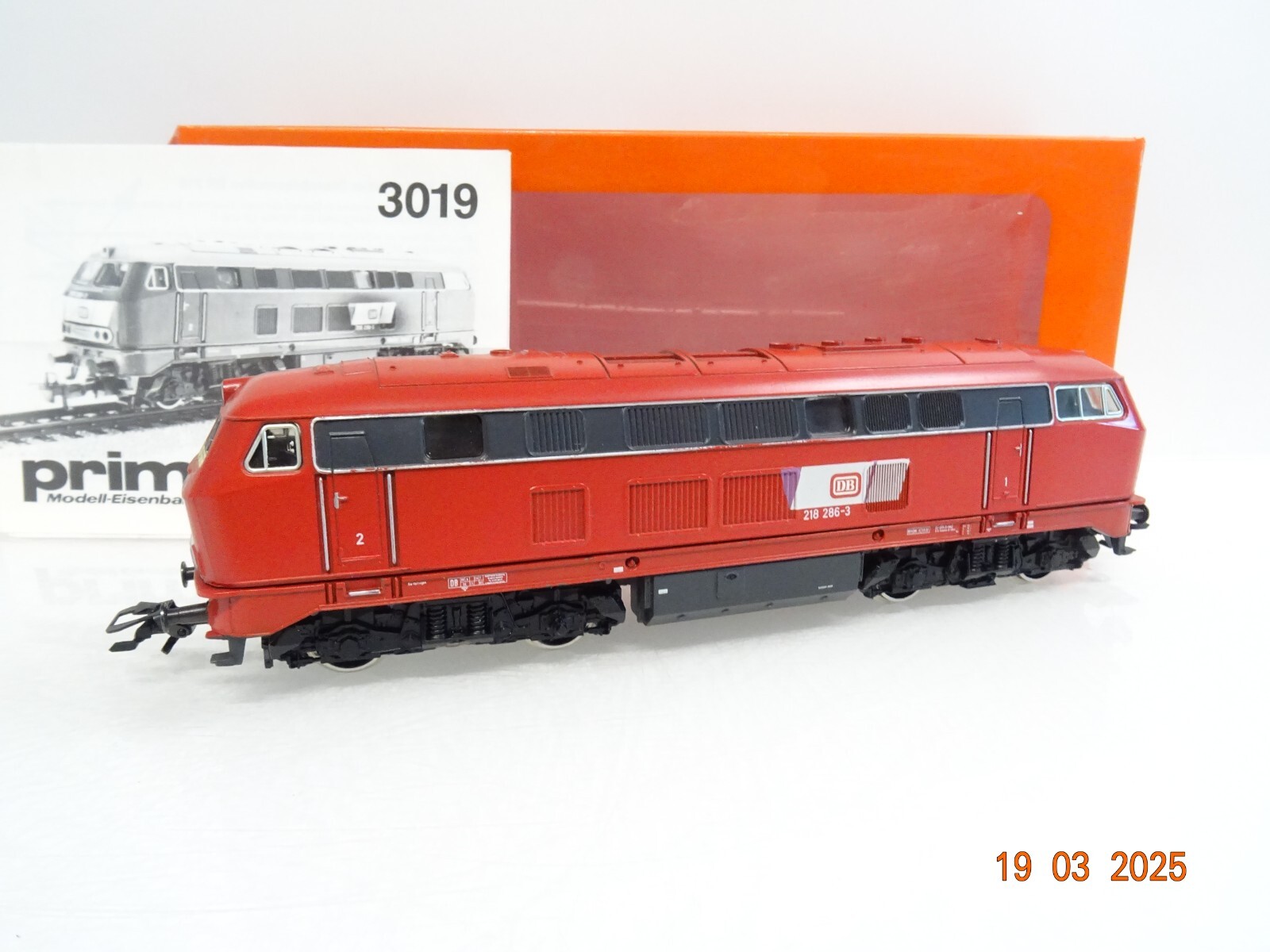 Primex Märklin H0 3019 Diesellok BR 218 286-3 der DB in OVP LE9442