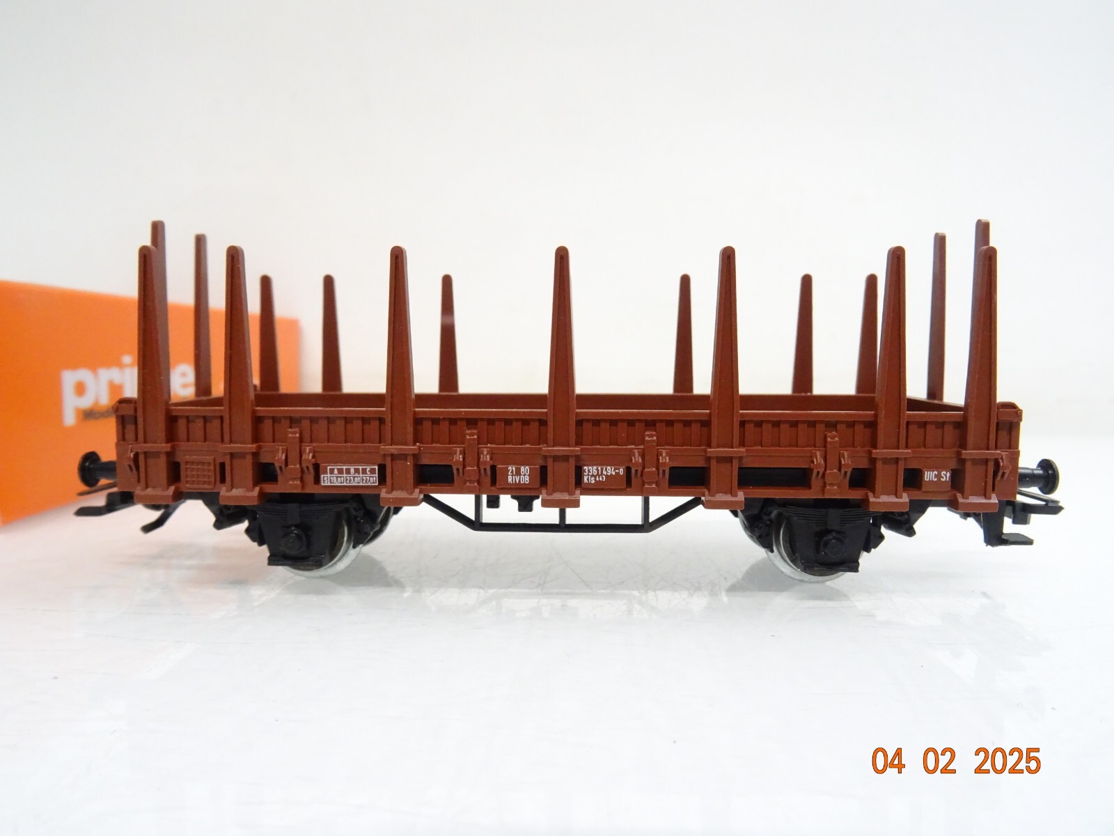 Primex Märklin H0 4595 Rungenwagen der DB in OVP PR5761 – Bild 3