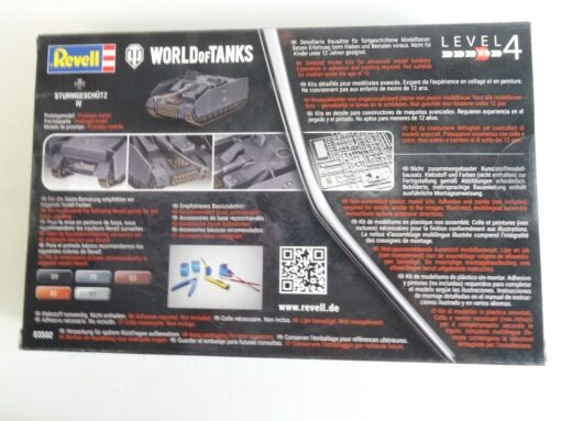 Revell 1:72 Bausatz 03502 Sturmgeschütz World of Tanks neuwertig in OVP QR5432 – Bild 3