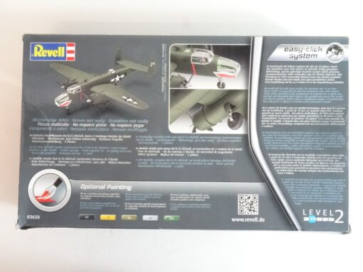 Revell 1:72 Klick-Bausatz  03650 B-25 Mitchell neuwertig in OVP QR5436 – Bild 3
