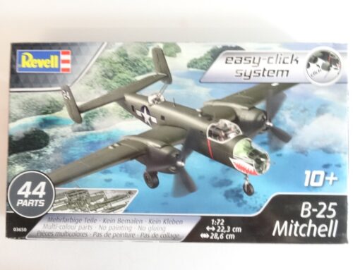 Revell 1:72 Klick-Bausatz  03650 B-25 Mitchell neuwertig in OVP QR5436