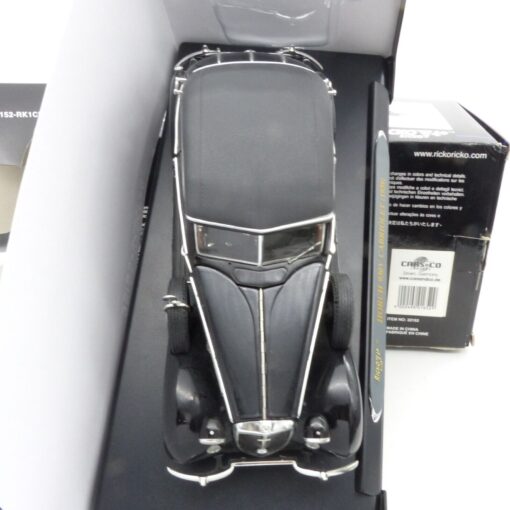 Ricko 1:18 32152 Horch 930V Cabriolet (1939) schwarz in OVP EX4700 – Bild 3
