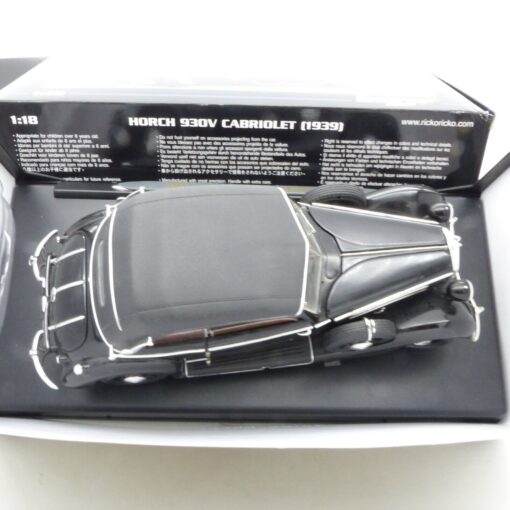 Ricko 1:18 32152 Horch 930V Cabriolet (1939) schwarz in OVP EX4700 – Bild 4