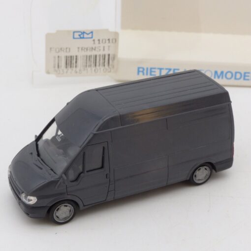 Rietze 1:87 11010 Ford Transit Kasztenwagen dunkelgrau in OVP EX4870