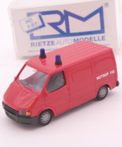 Rietze 1:87 Ford Transit Kastenwagen Feuerwehr in OVP EA318