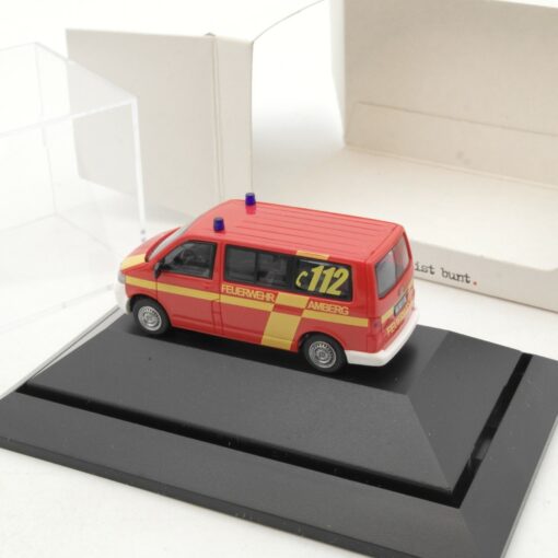 Rietze 1:87 SoMo VW T5 Deutscher Jugendfeuerwehr 2009 Amberg in OVP RA4357 – Bild 3