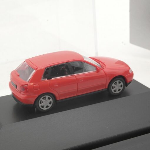 Rietze 1:87 Werbemodell Audi A2 rot in OVP RA3686 – Bild 3