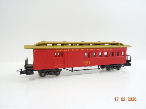 Rivarossi H0 2996 US Personenwagen mit Gepäckabteil in OVP LE8637 – Bild 3