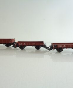 Roco H0 3 Nieder- u. Mittelbordwagen der DR BH933 o.