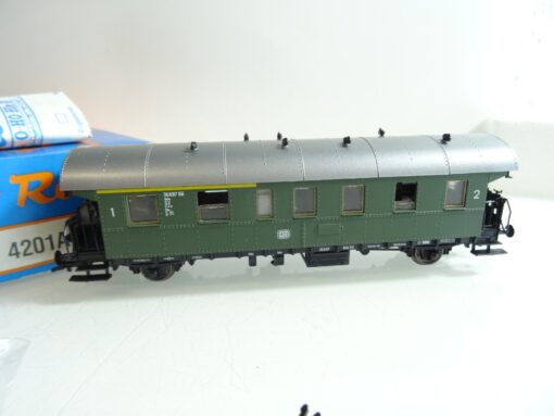 Roco H0 4201A Personenwagen Donnerbüchse 1./2. Klasse der DB in OVP RR750 – Bild 4
