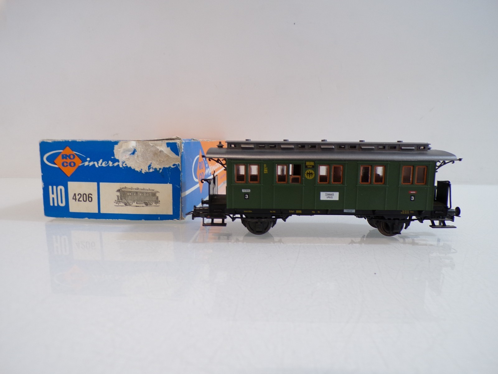 Roco H0 4206 Personenwagen 3.Kl.der DRG in OVP BH1832