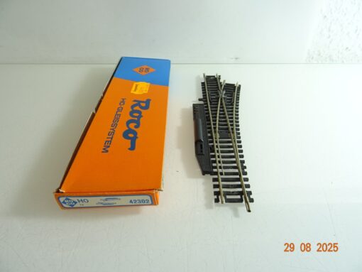 Roco H0 42302 Weiche mit Antrieb rechts siehe Foto in OVP PK977