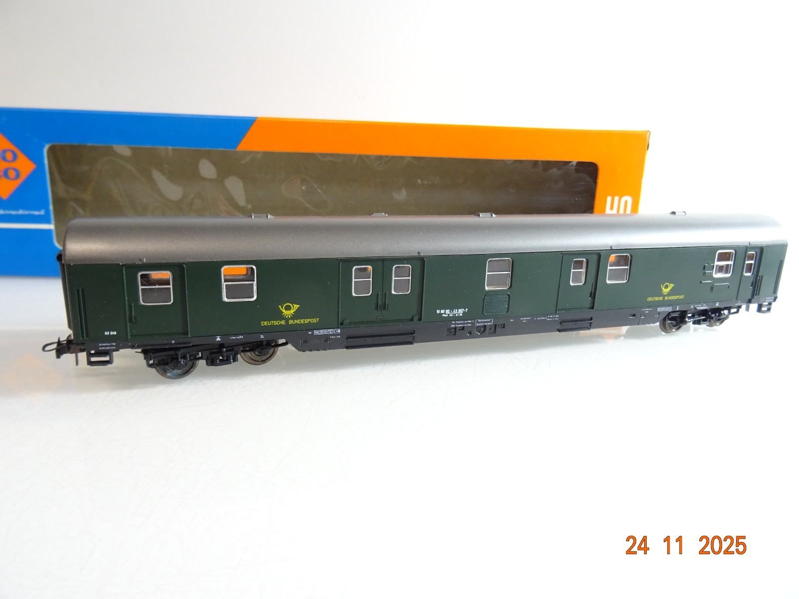 Roco H0 4249 Bahnpostwagen Deutsche Bundespost in OVP RR4790