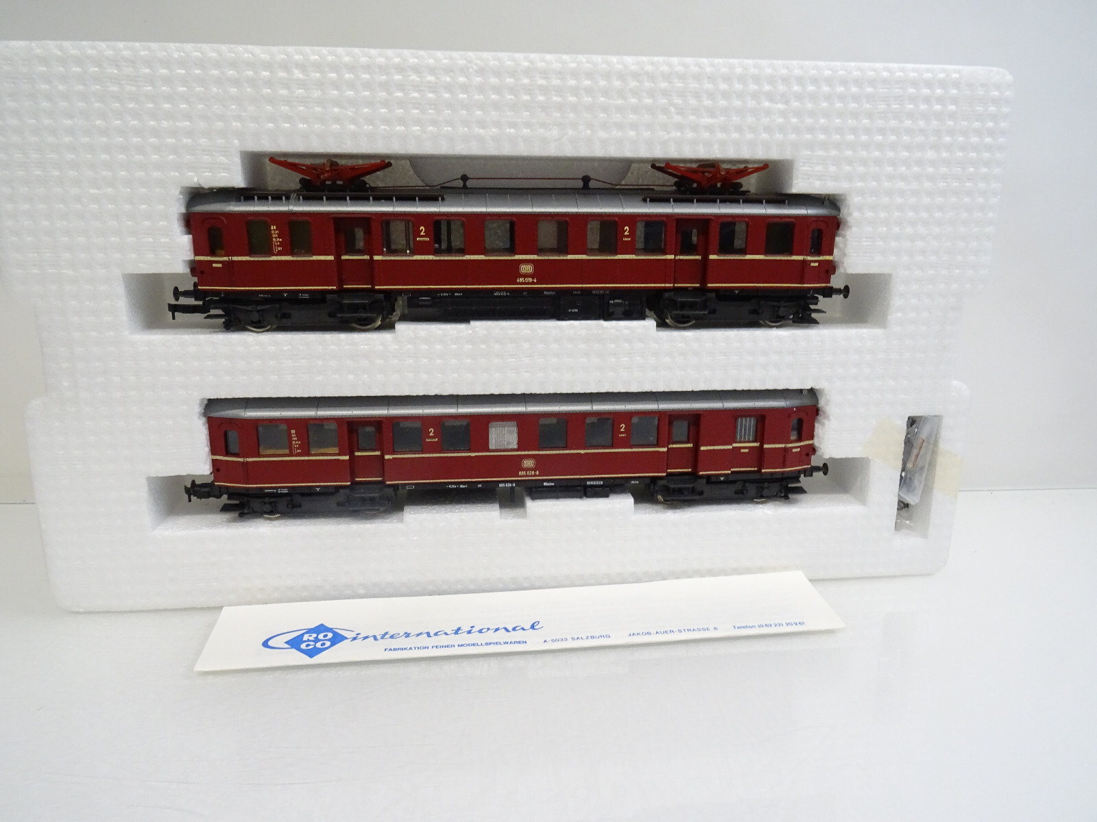 Roco H0 43004 Elektro-Triebzug 2tlg. ET 485 / 885 der DB in OVP LE4506