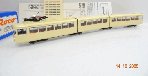 Roco H0 43189 Straßenbahn DÜWAG 8-achsig in OVP JL3623