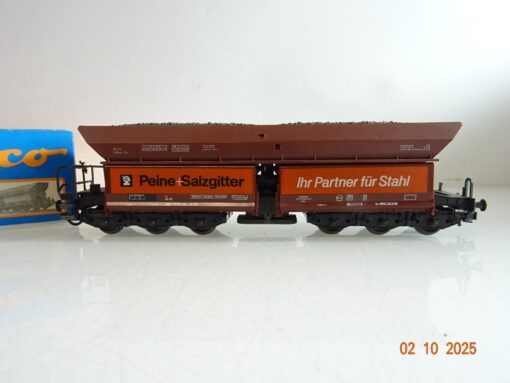 Roco H0 4370A Selbstentladewagen Peine + Salzgitter der DB in OVP BH331 – Bild 3