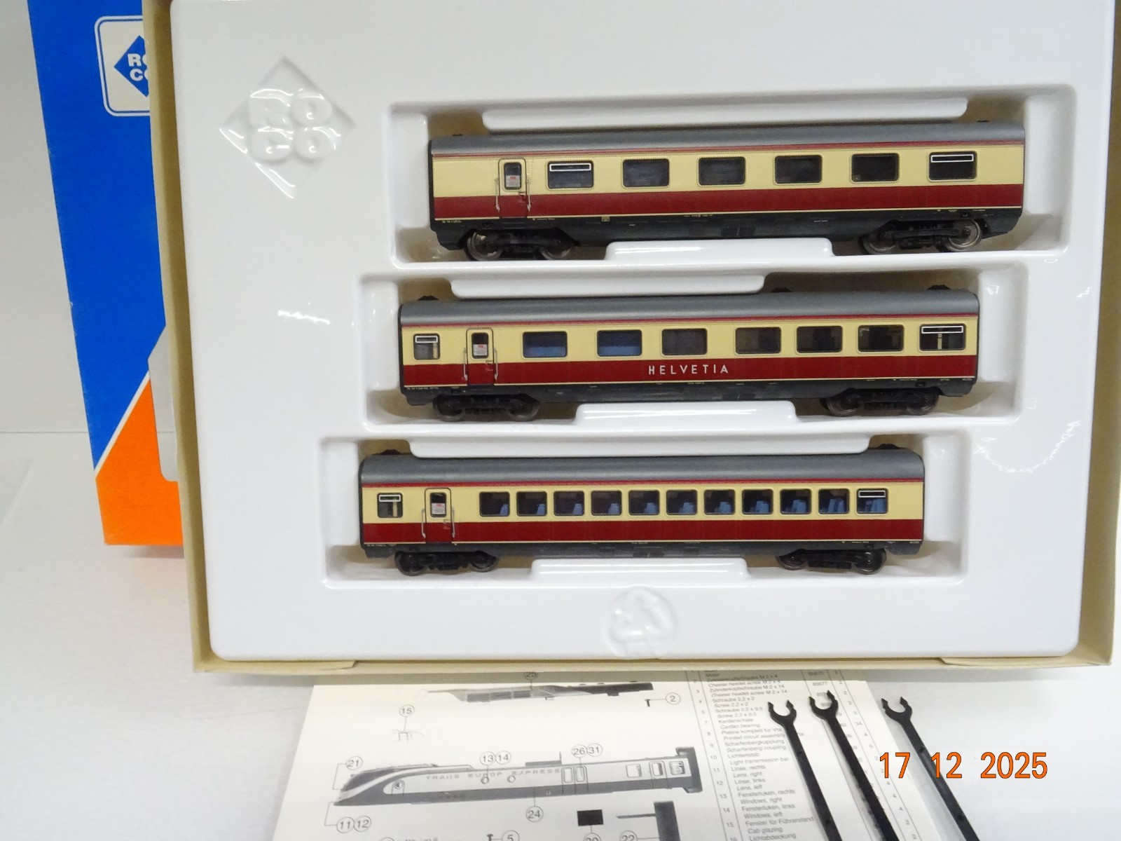 Roco H0 43903 AC Ergänzungwagen-Set 3tlg. für VT 11.5 in OVP JL5146