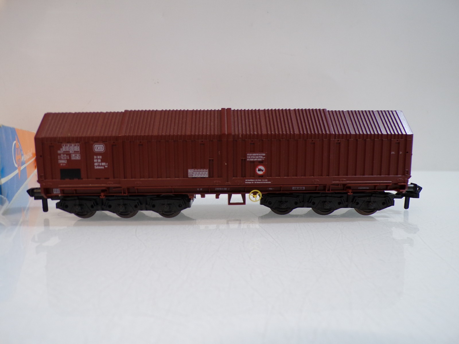 Roco H0 4394A Teleskopdachwagen der DB in OVP BH1735 – Bild 3