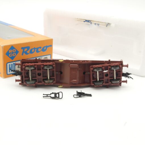 Roco H0 4396D Schwerlastwagen mit Stahlrollen der SNCB in OVP RR673 – Bild 4
