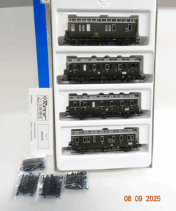 Roco H0 44056 Abteilwagen-Set 4tlg. der DB / DBP mit Zurüstteilen in OVP JL2852