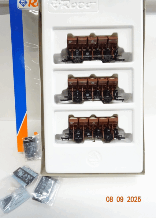 Roco H0 44074 Muldenkippwagen-Set 3tlg. der DB in OVP JL2854