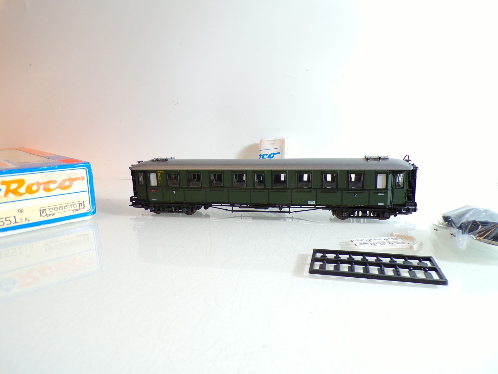 Roco H0 44551 Personenwagen 3.Kl. der DR in OVP BH1250