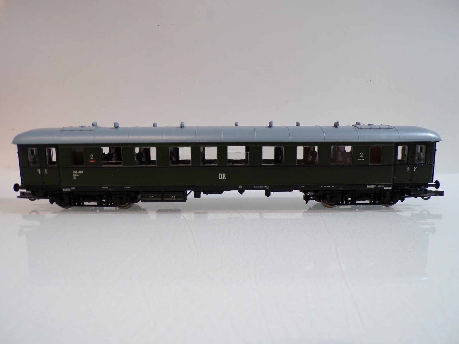 Roco H0 45346 Personenwagen 2.KL. der DR in OVP BH1957 – Bild 3